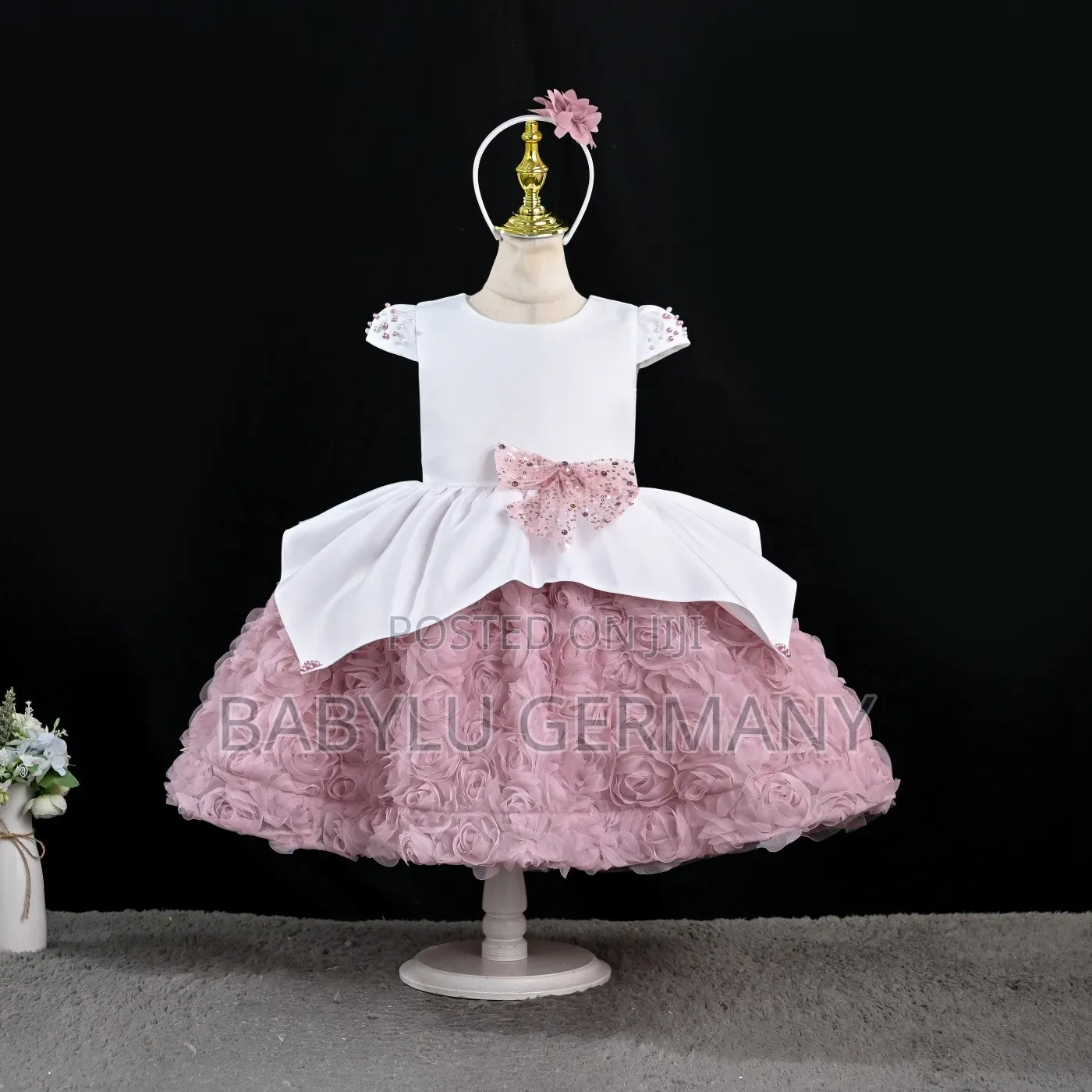 Premium Pink and White Dress