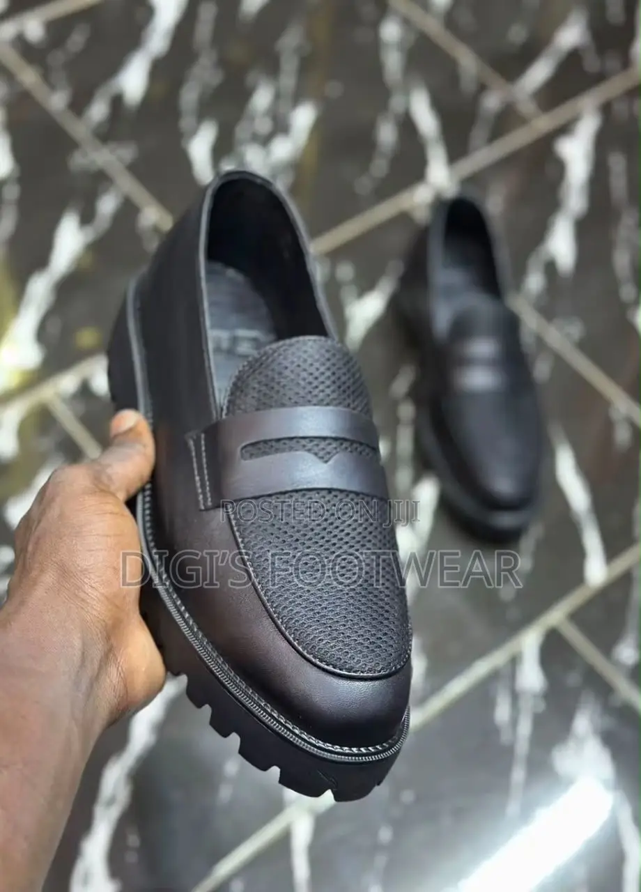 Black Slip-on Loafer Shoe