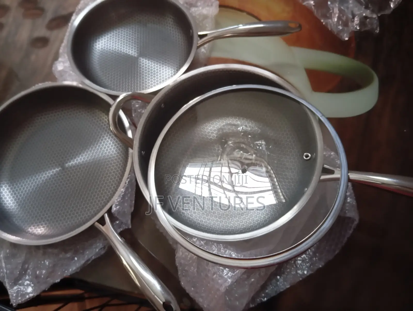4pc Set Stainless Steel Cookware