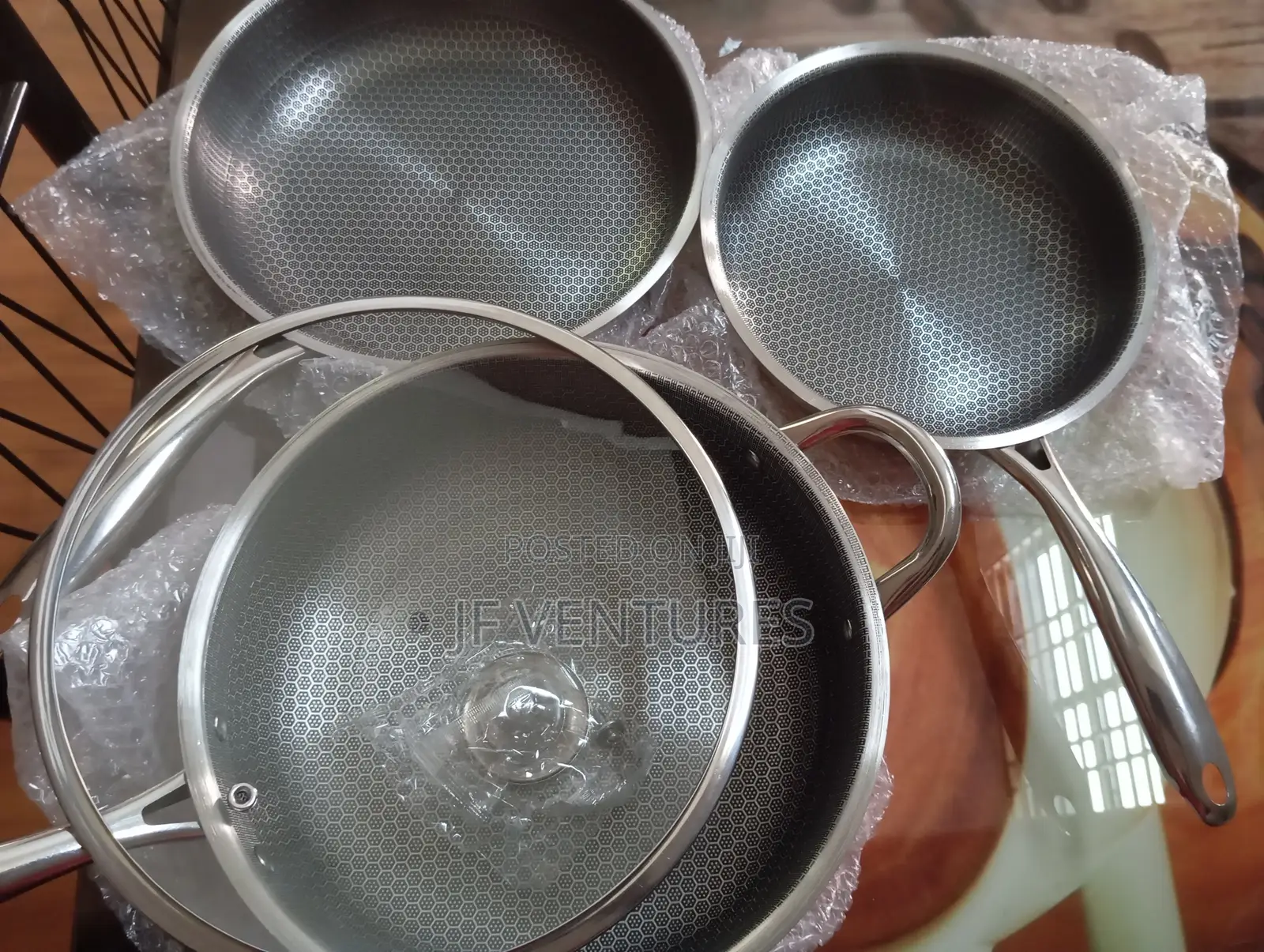 4pc Set Stainless Steel Cookware
