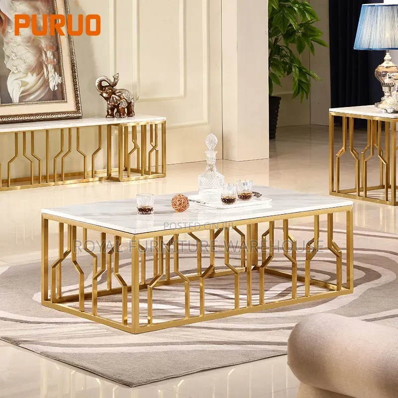 Luxury Geometric Modern Coffee Table