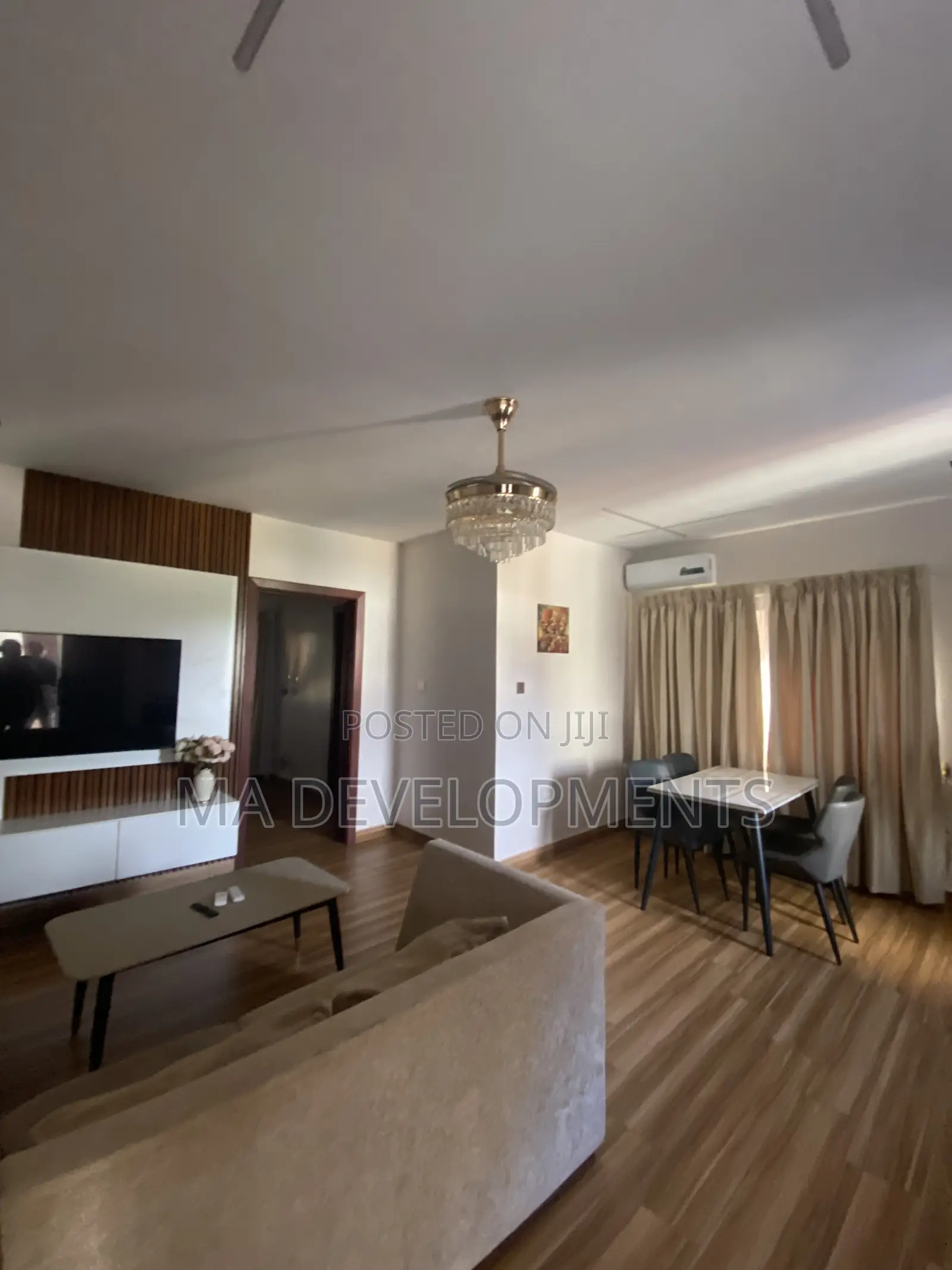 Furnished 1bdrm Apartment in Madev Realty, Tantra Hills for rent