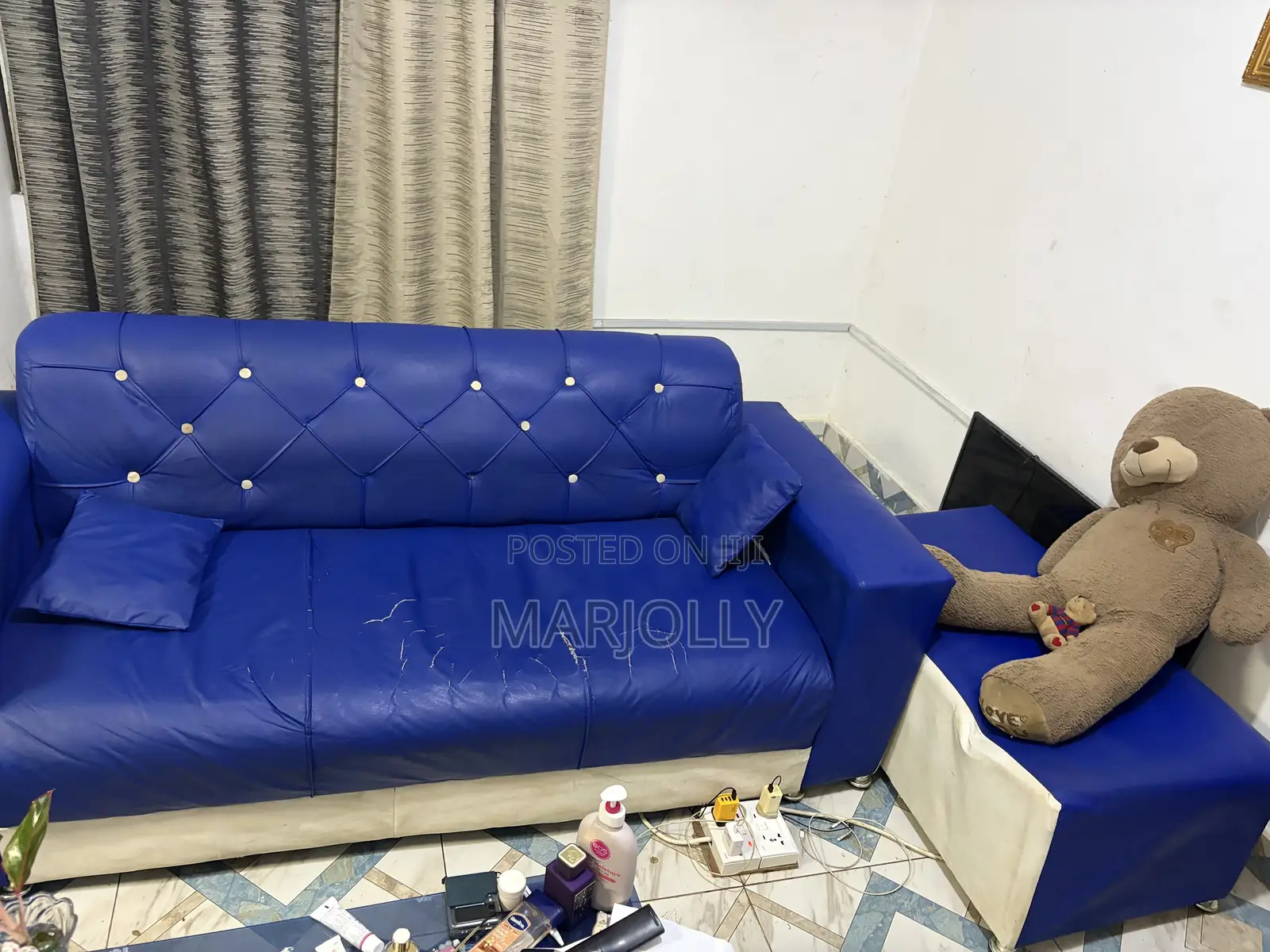 3 in One L Shape Sofa Set.