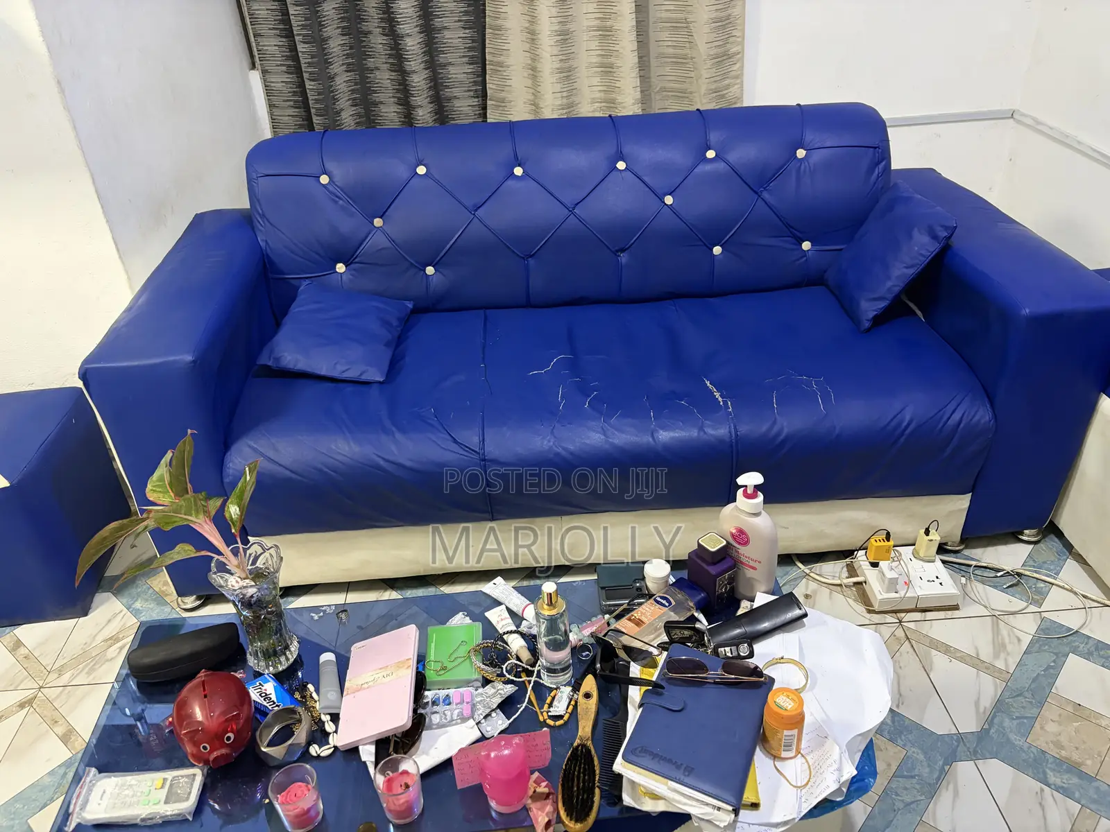 3 in One L Shape Sofa Set.