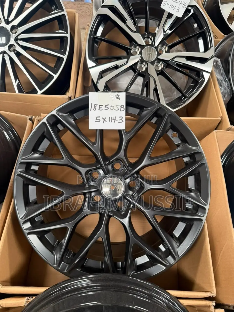 Honda Rim 17 Black Available as Seen