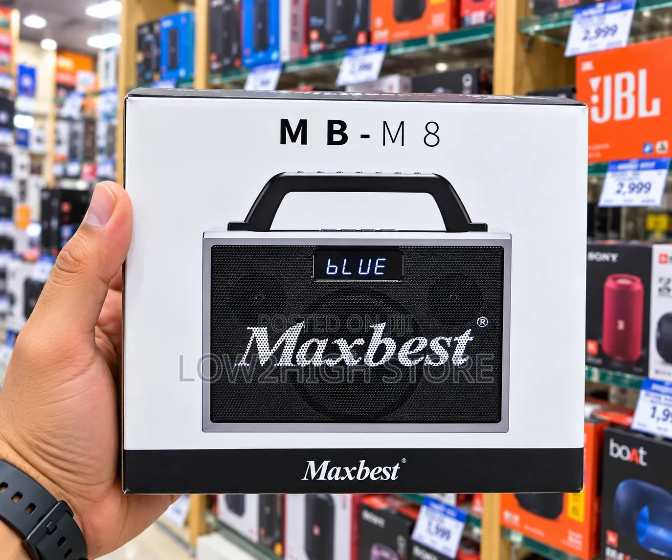 Maxbest MB-M8 16W Deep Bass Bluetooth Speaker - Low2High