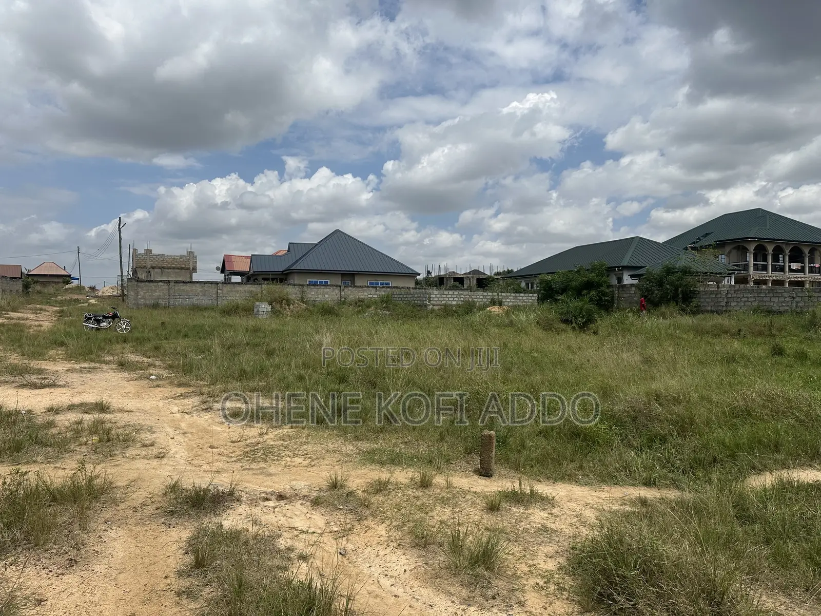 Registered With Land Title Certificate Land at Adjen Kotoku for Sale