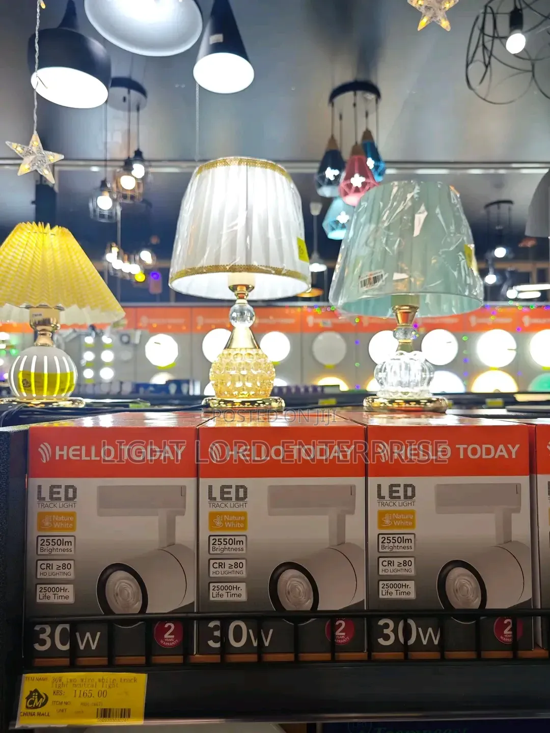 Living/Hall E27 Bedside Table Lamp