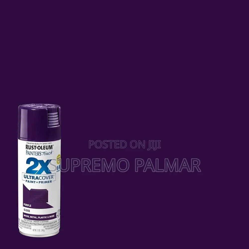 Rust-Oleum 2X Ultra Cover 12oz – Gloss Purple Paint & Primer Spray