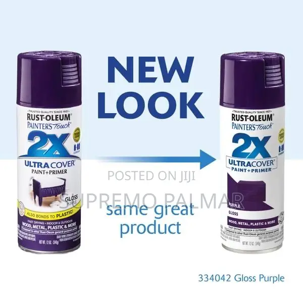 Rust-Oleum 2X Ultra Cover 12oz – Gloss Purple Paint & Primer Spray