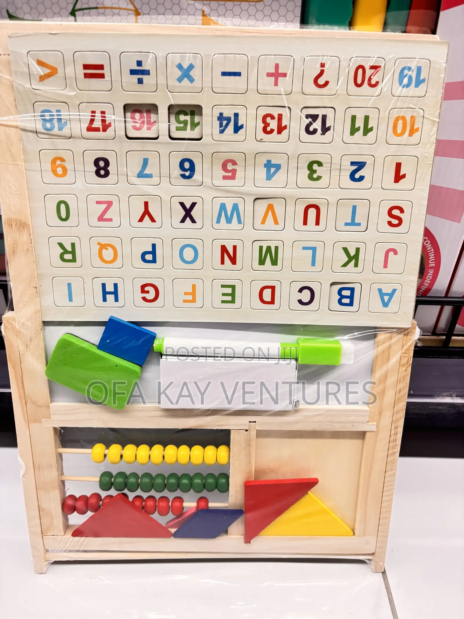 Kids Marker With Abacus and Alphabet