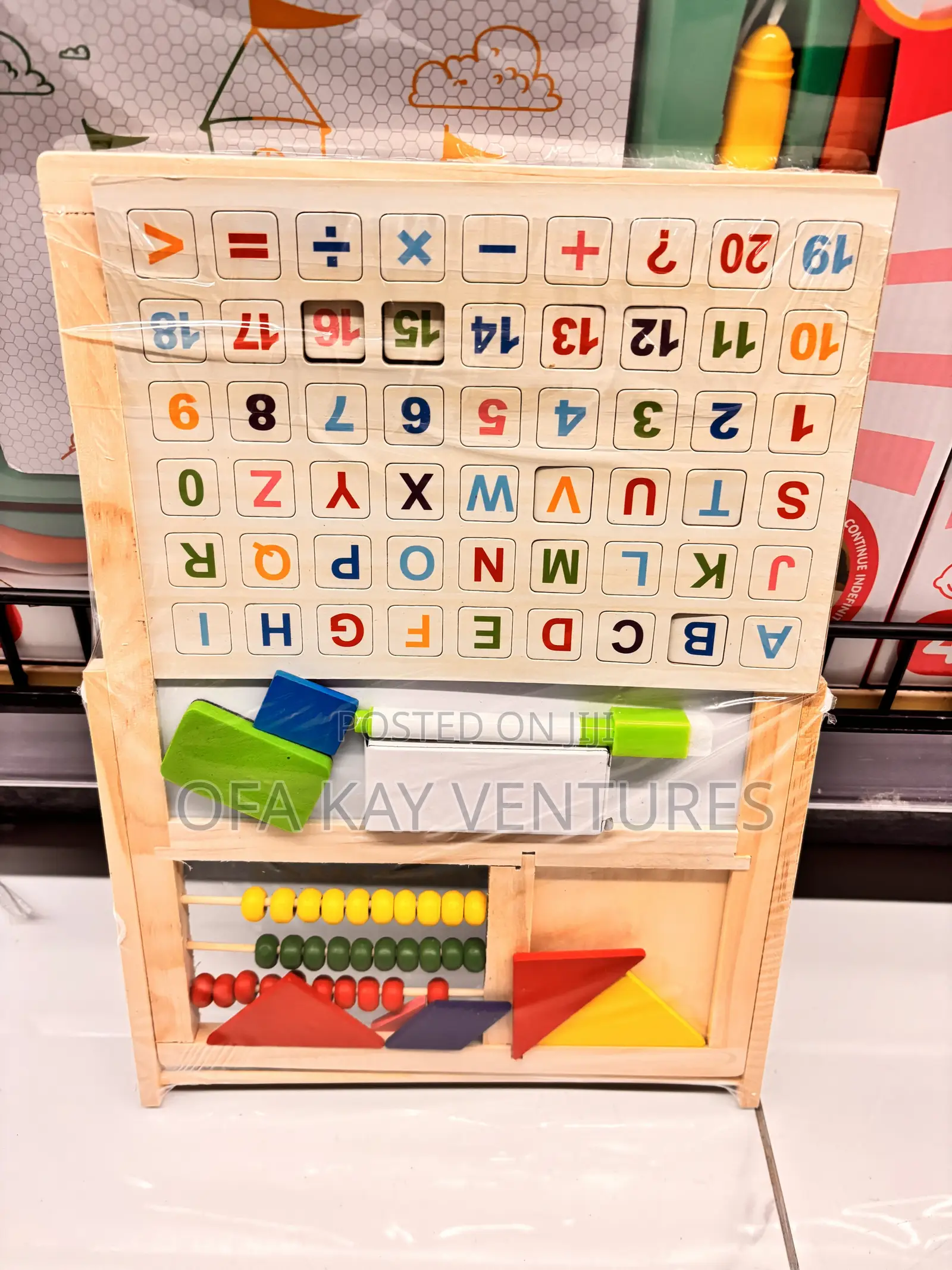 Kids Marker With Abacus and Alphabet