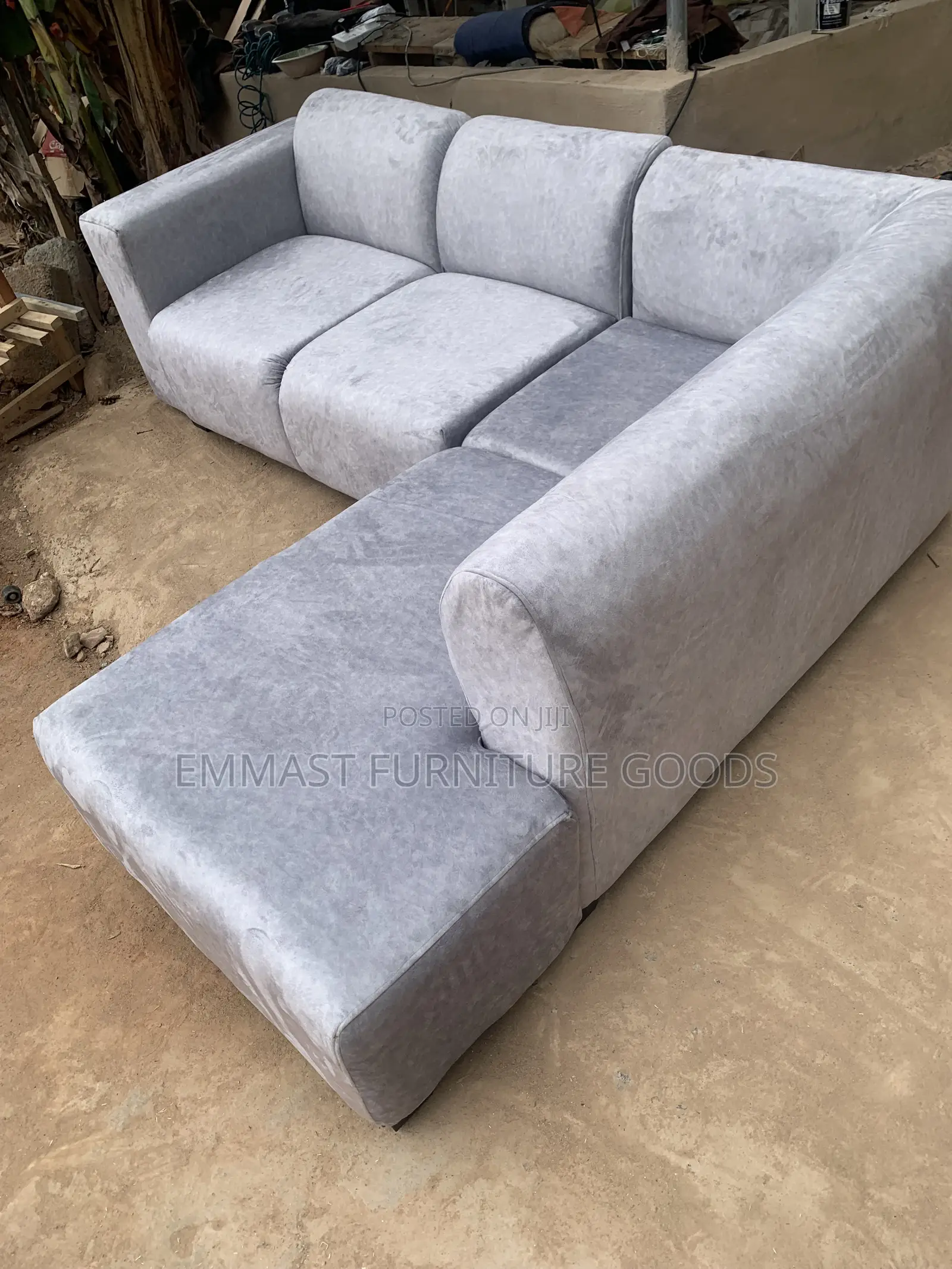 Classic Lshape Sofa Made With Foreign Materials