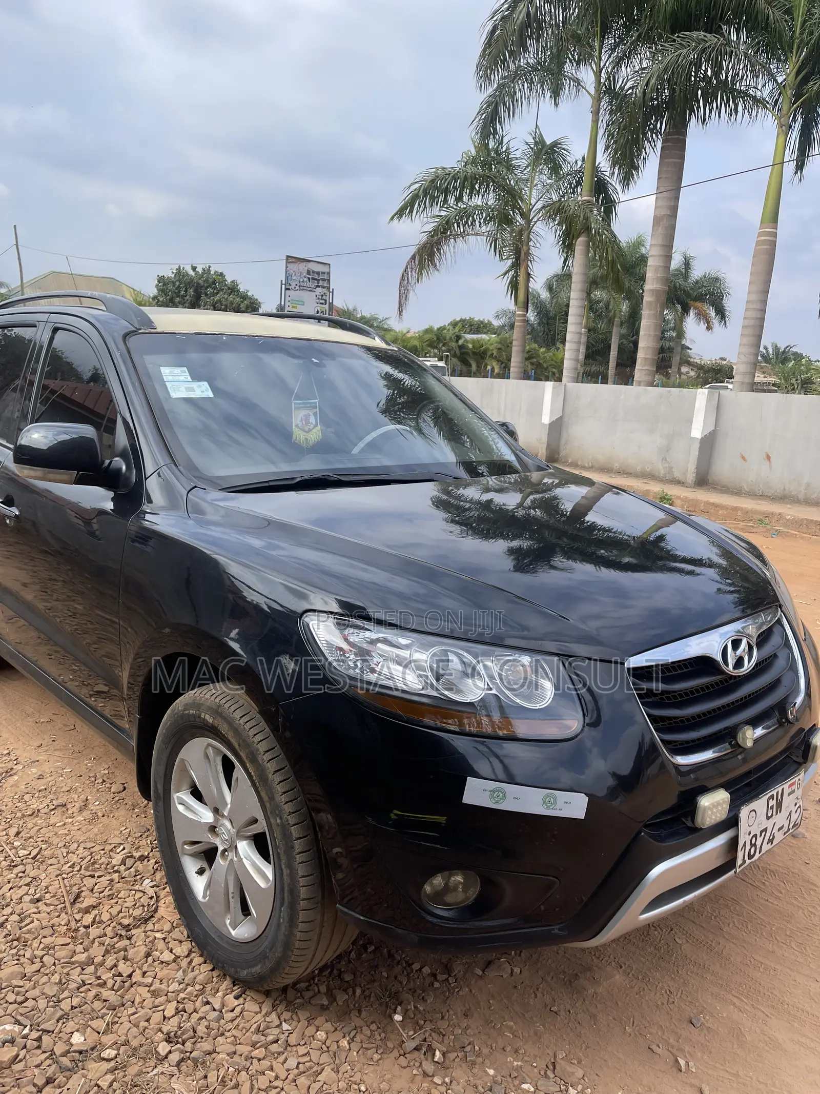 Hyundai Santa Fe Limited 2012 Black
