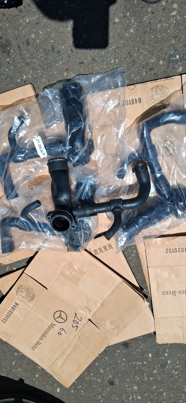 Engine Coolant Flange and Hose Fit Mercedes-Benz Models