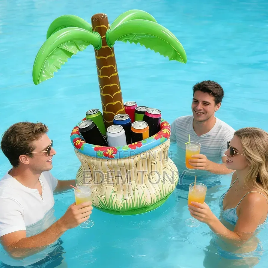 B-Festive Palm Tree Cooler, an Inflatable Party Drink Holder