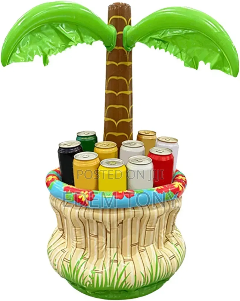 B-Festive Palm Tree Cooler, an Inflatable Party Drink Holder