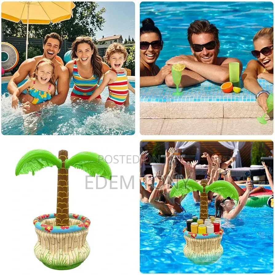 B-Festive Palm Tree Cooler, an Inflatable Party Drink Holder