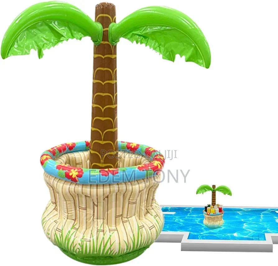 B-Festive Palm Tree Cooler, an Inflatable Party Drink Holder