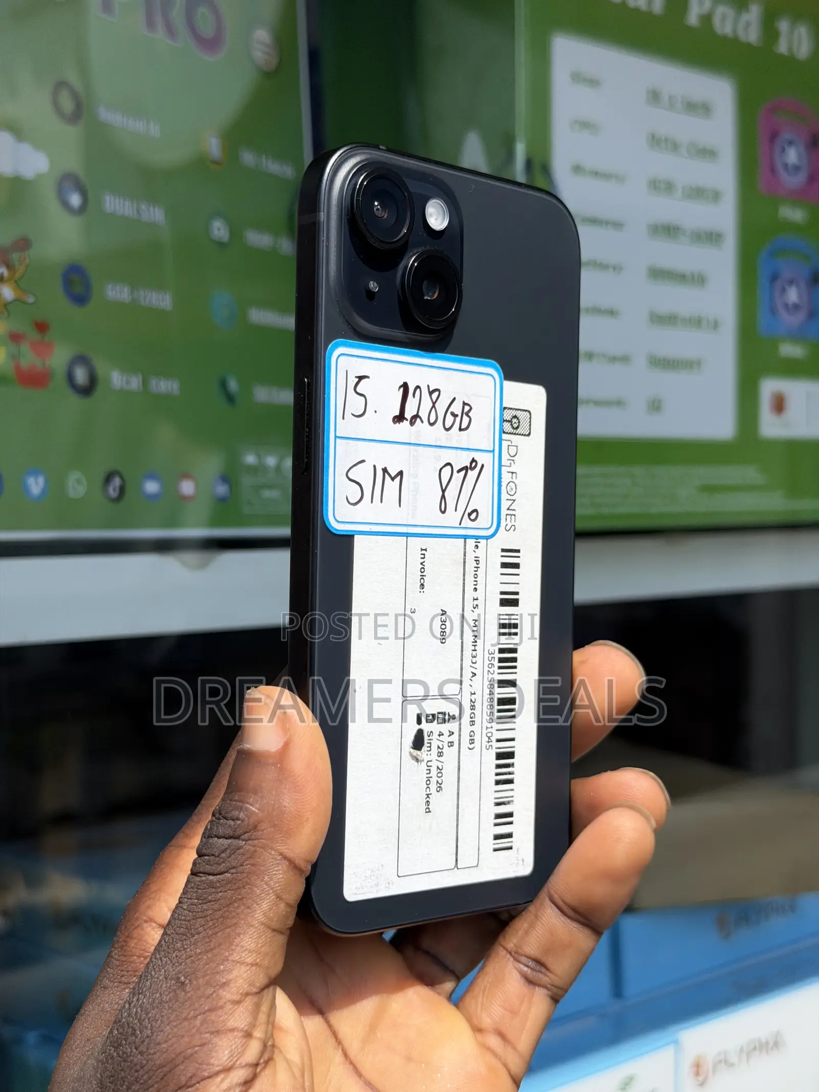 Apple iPhone 15 128 GB Black