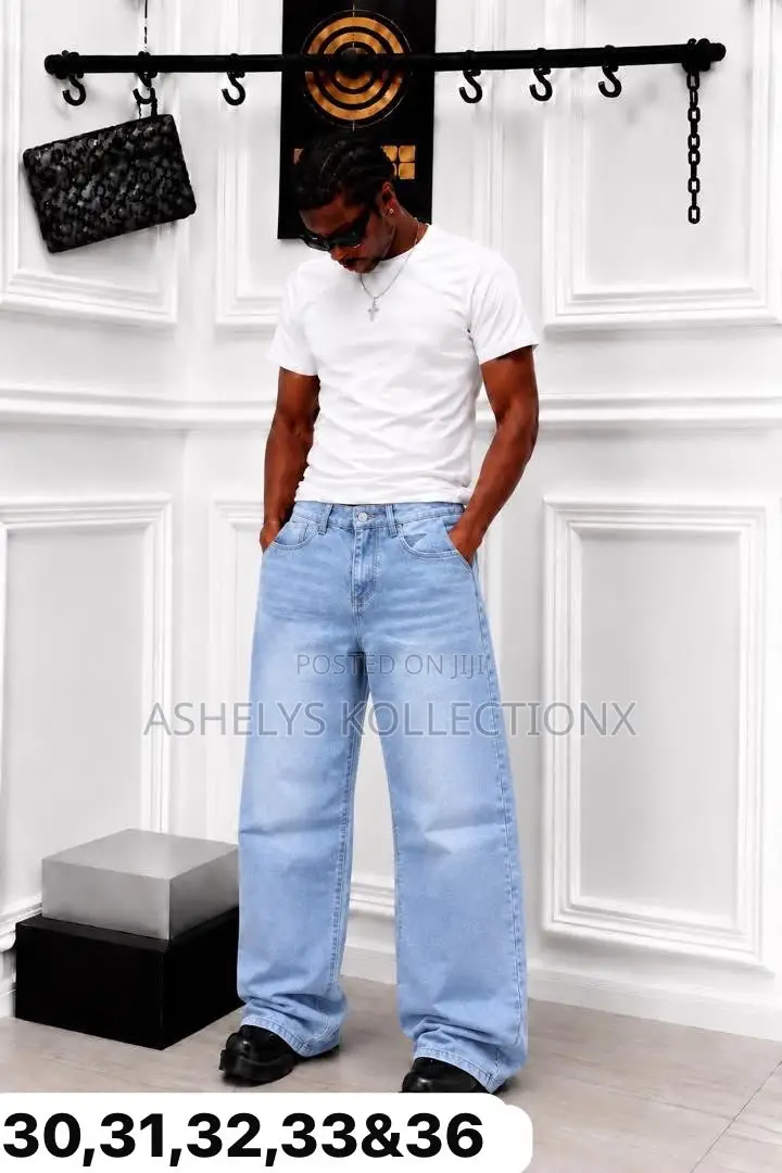 Quality Vintage Plain Baggy Jeans
