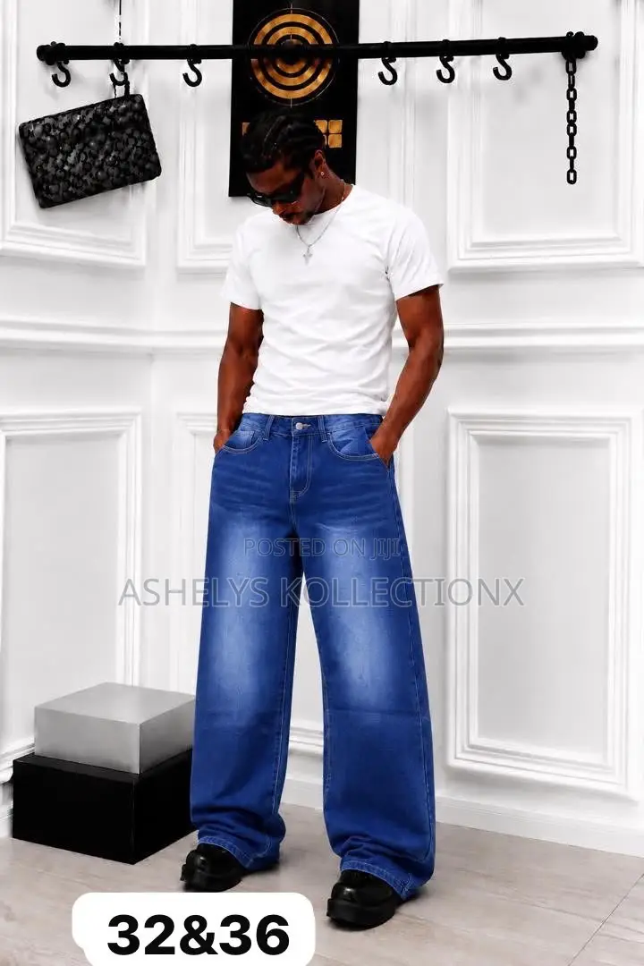 Quality Vintage Plain Baggy Jeans