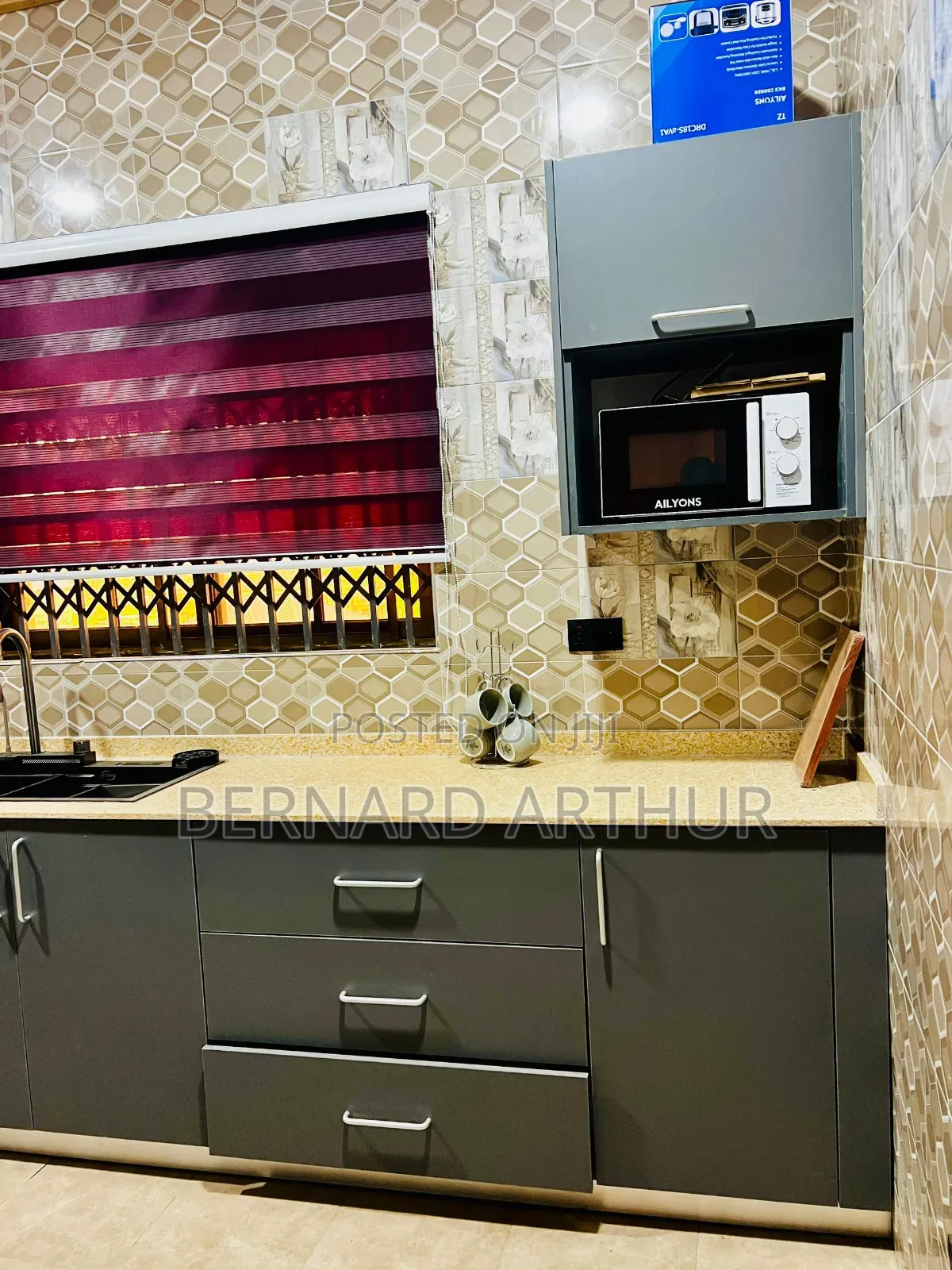 Furnished 1bdrm House in Bernard Agency, Amasaman for rent