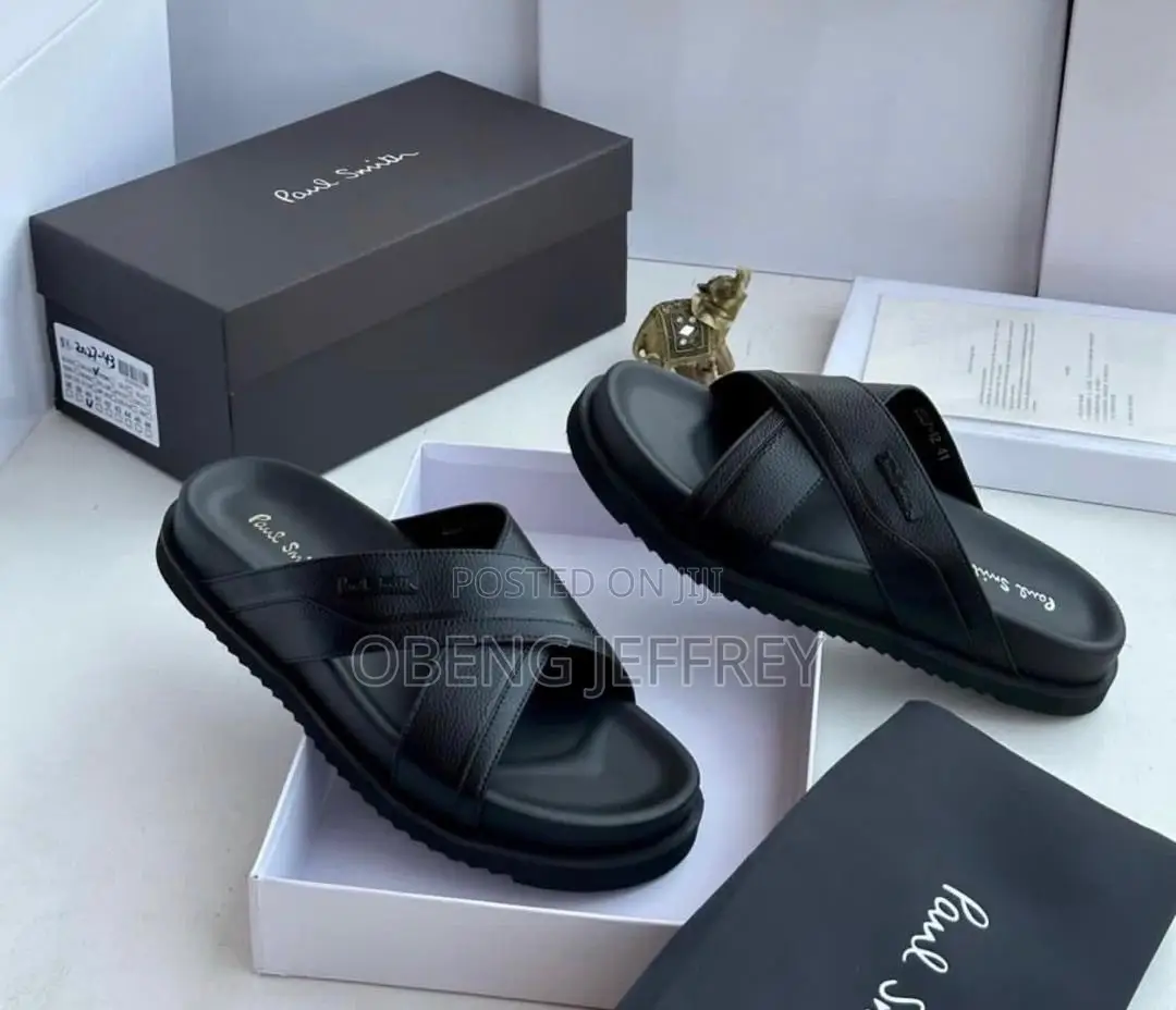 Original Paul Smith Crisscross Slipper Black