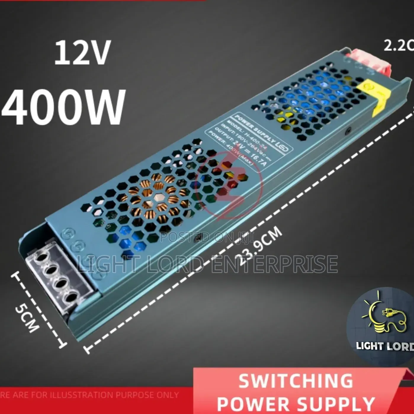KGB Original Led Power Supply 24v 400w