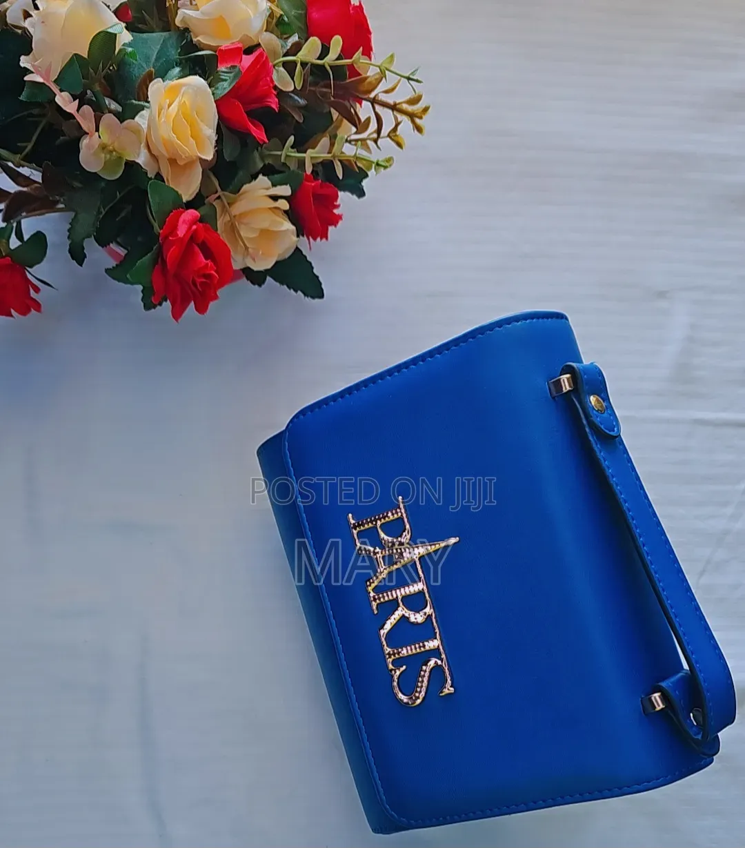 A Vibrant Blue Handbag