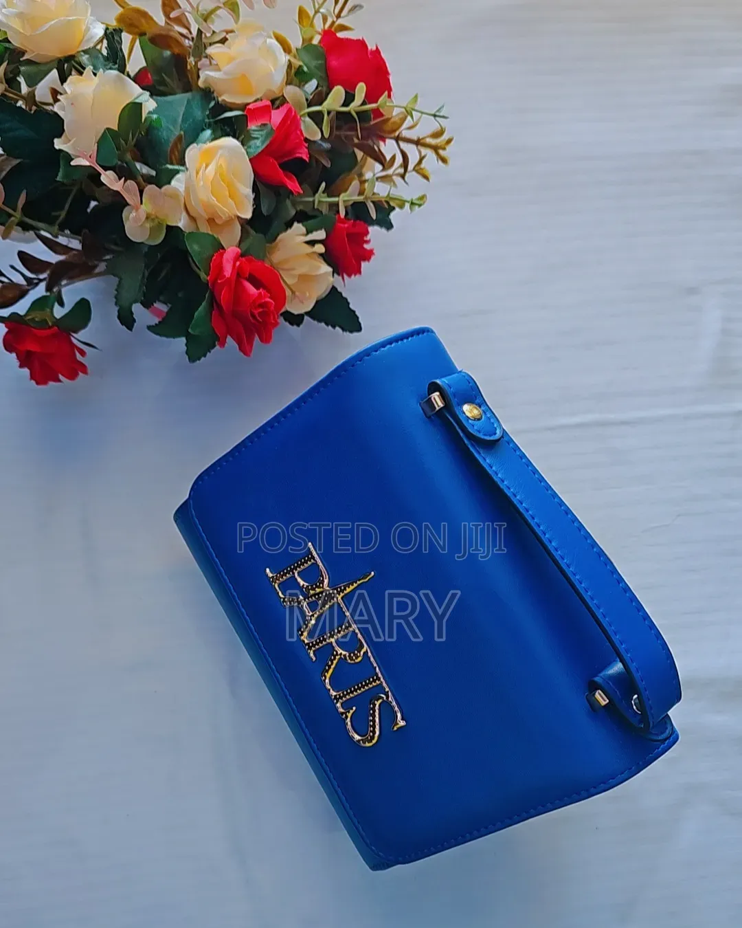 A Vibrant Blue Handbag