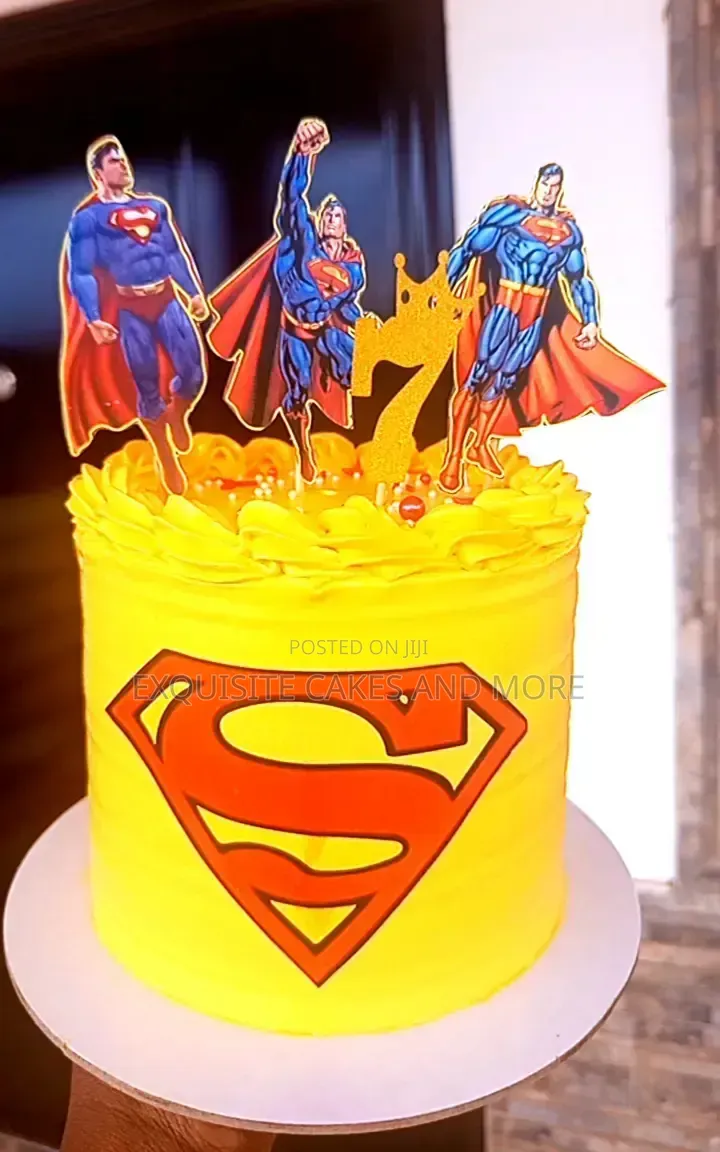Superman Yellow Cake