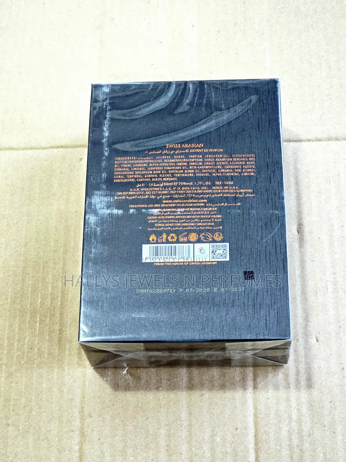 Intense 01 Perfume (Extrait De Parfum) by Swiss Arabian