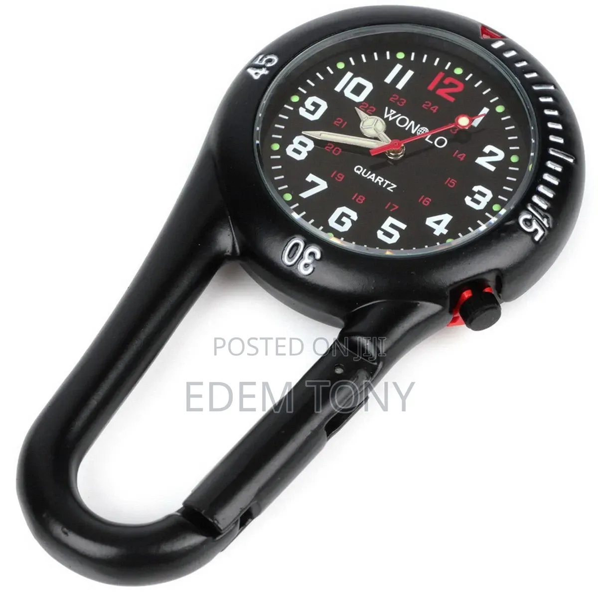 FOB Watch Clip-on Carabiner Sportl Luminous- Doctors Nurses Paramedics