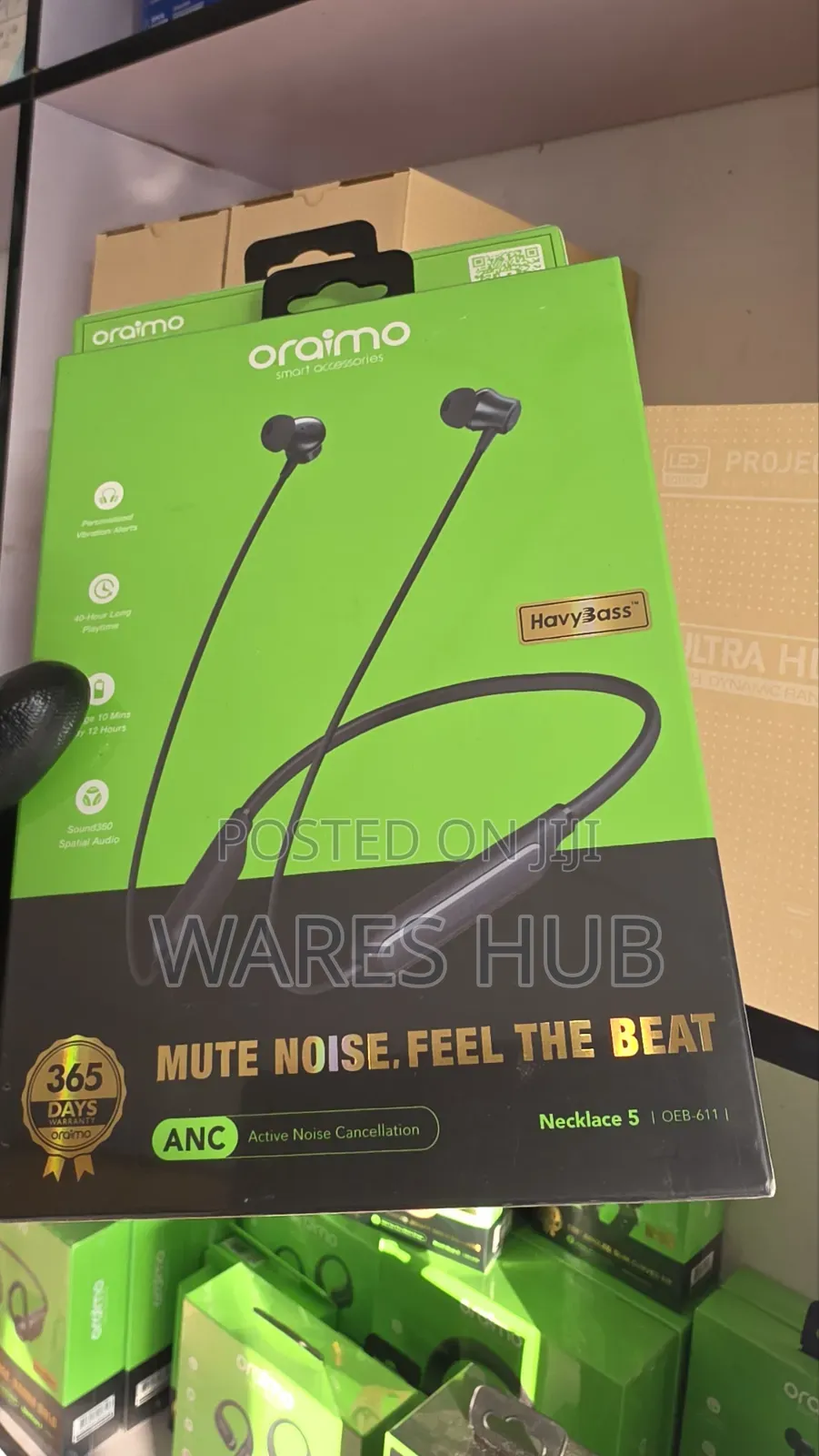 Necklace 5 Heavy Bass Oraimo ANC