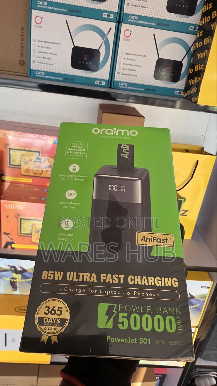 50,000mah Oraimo Powerbank 85 Ultrq