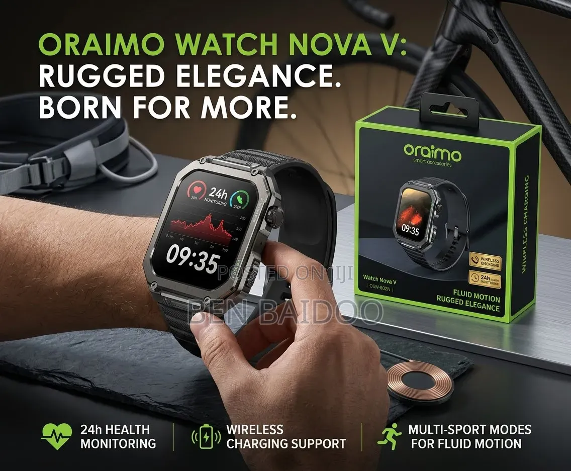 Oraimo Smartwatch Nova v (Multi-Sports Mode)