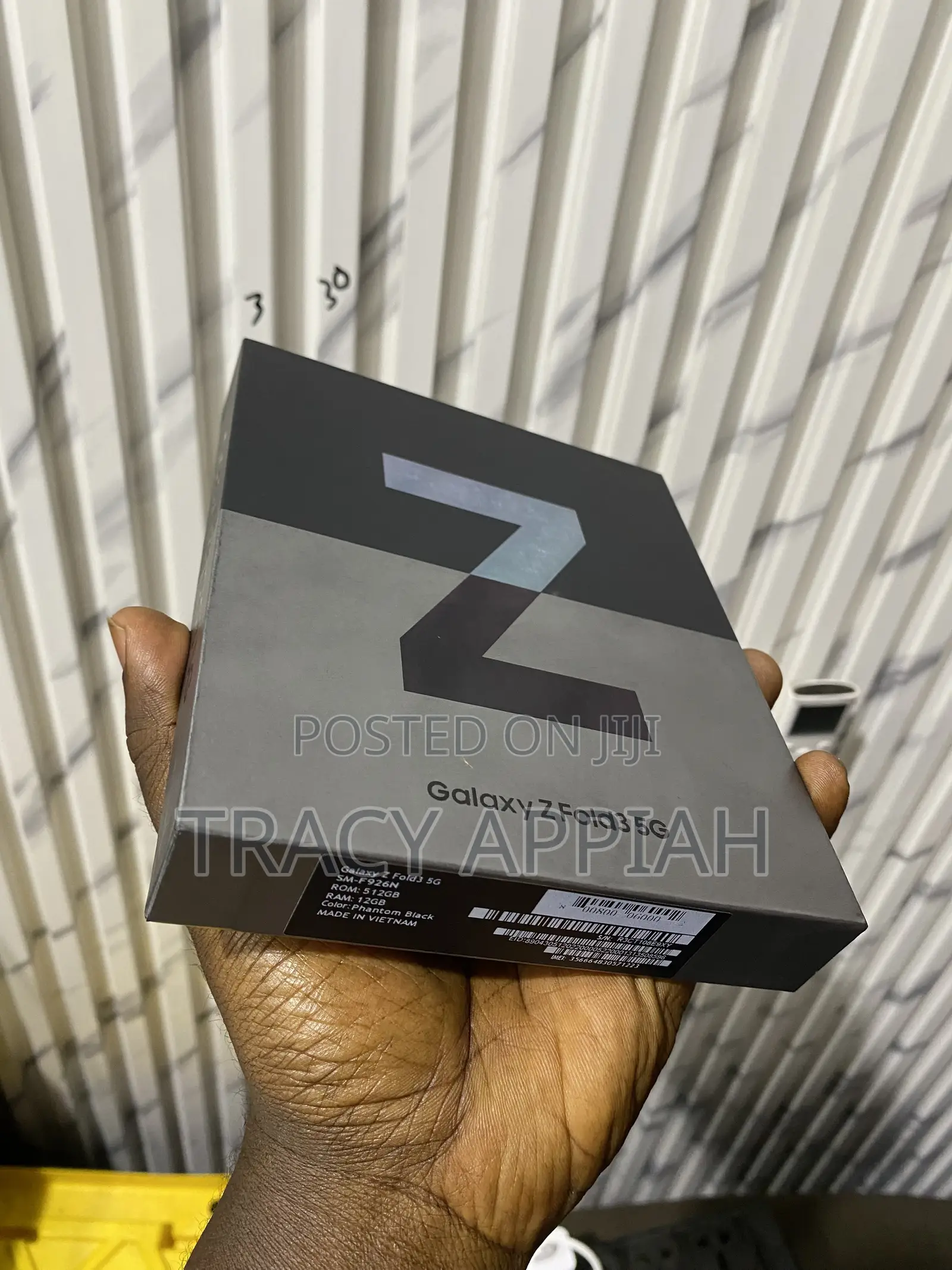 New Samsung Galaxy Z Fold3 5G 256 GB Black