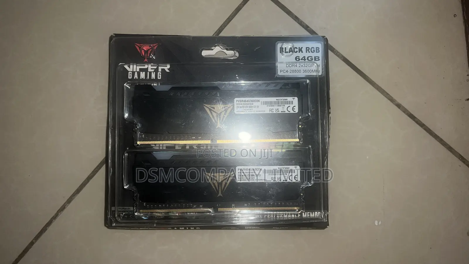 64gb Ddr4 RGB Viper Gaming Ram Desktop