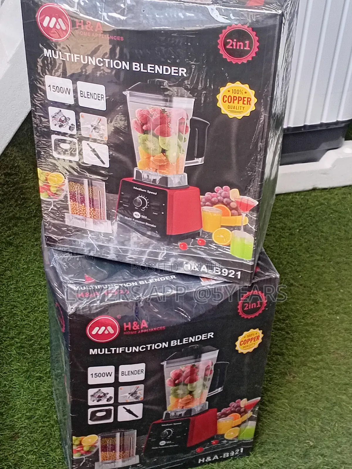 Real Max Quality Blender H&A Stainless Blender