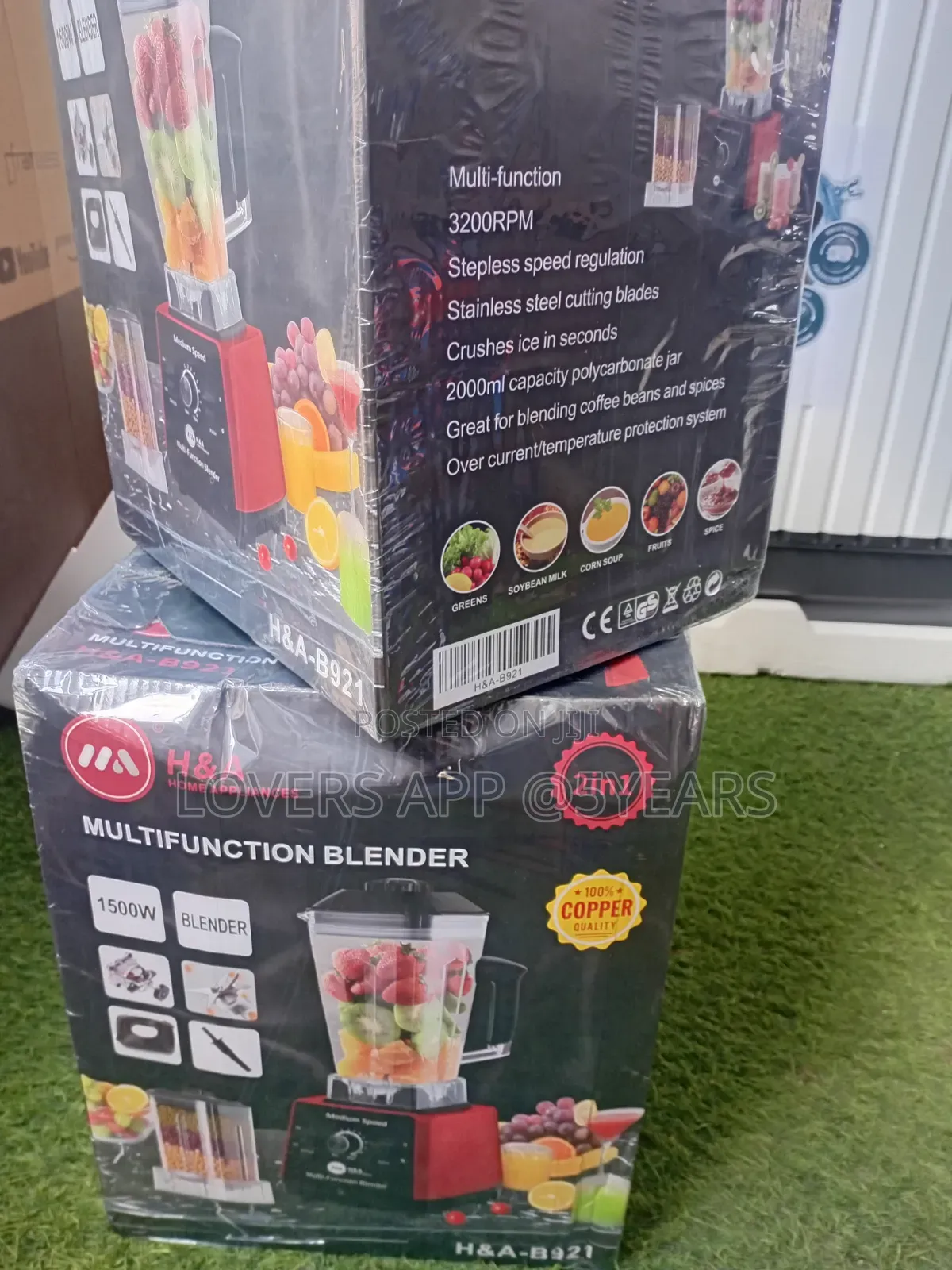 Real Max Quality Blender H&A Stainless Blender