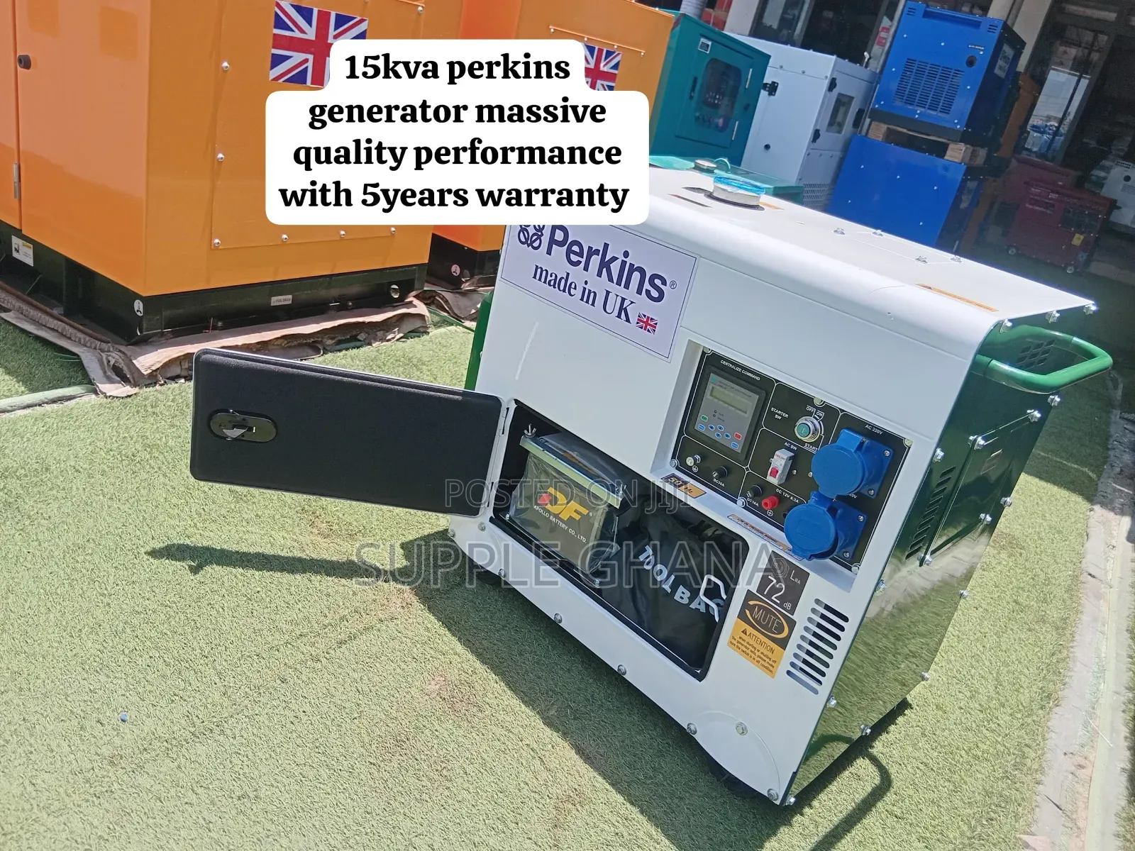 15kVA Perkins Diesel Generator Powerful Backup Power, 5 Years Warranty