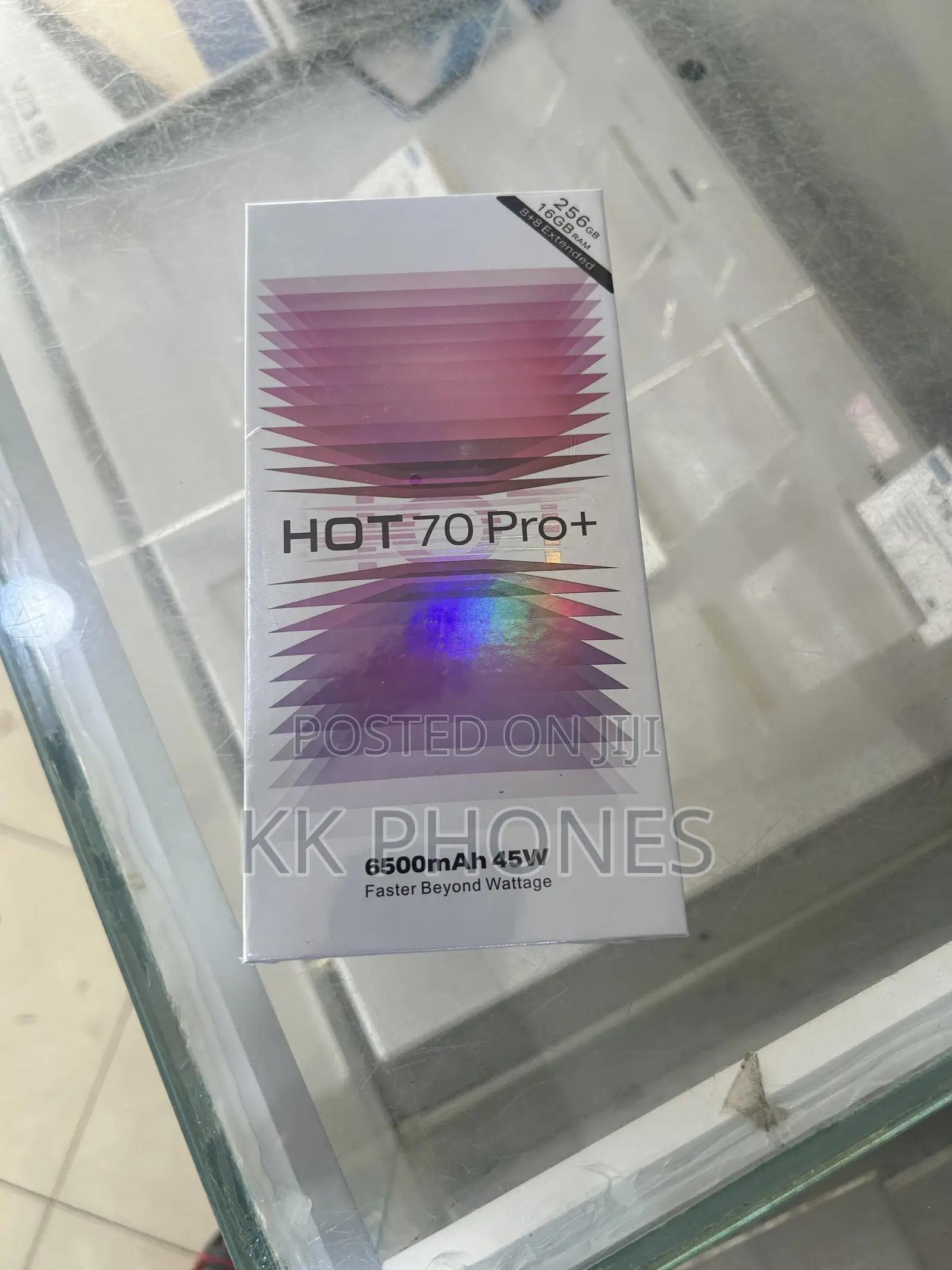 New Infinix Hot 70 Pro 5G+ 256 GB Black