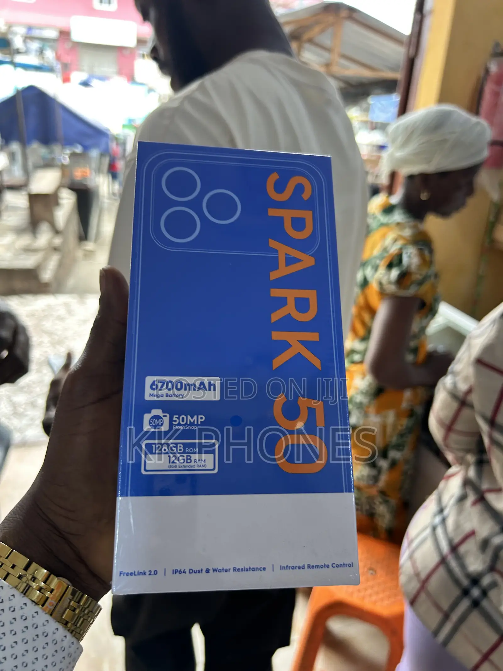 New Tecno Spark 50 128 GB Black