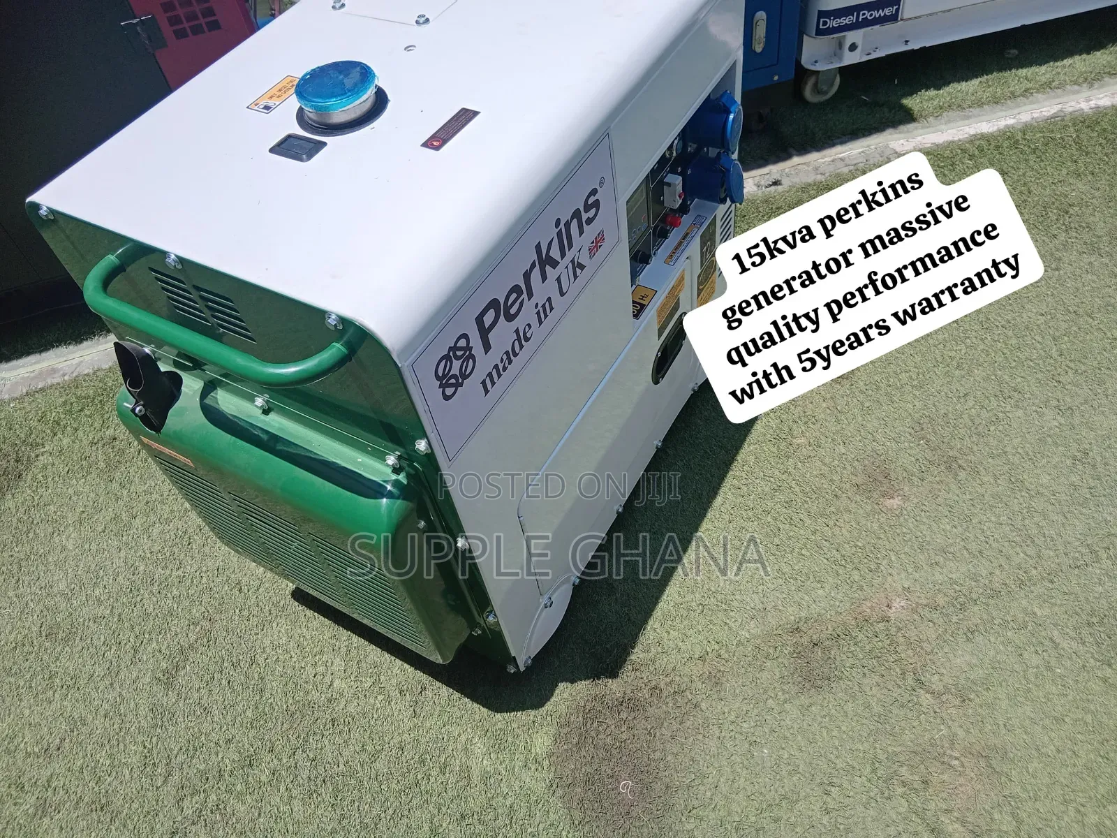 Perkins 15kVA Powerhouse Heavy-Duty Diesel Generator, 5 Years Warranty