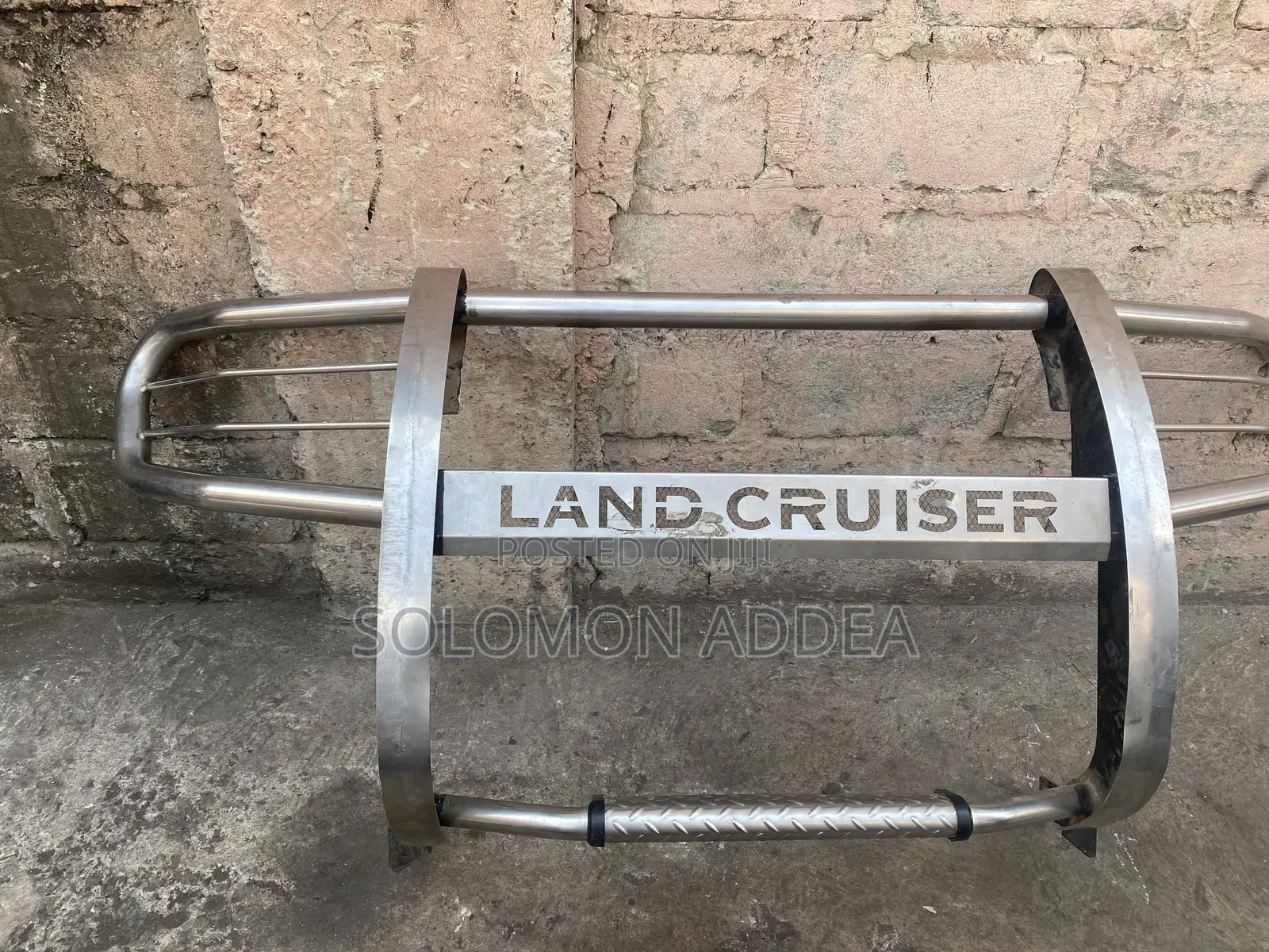 Toyota Land Cruiser Stainless Steel Front Bumper Guard