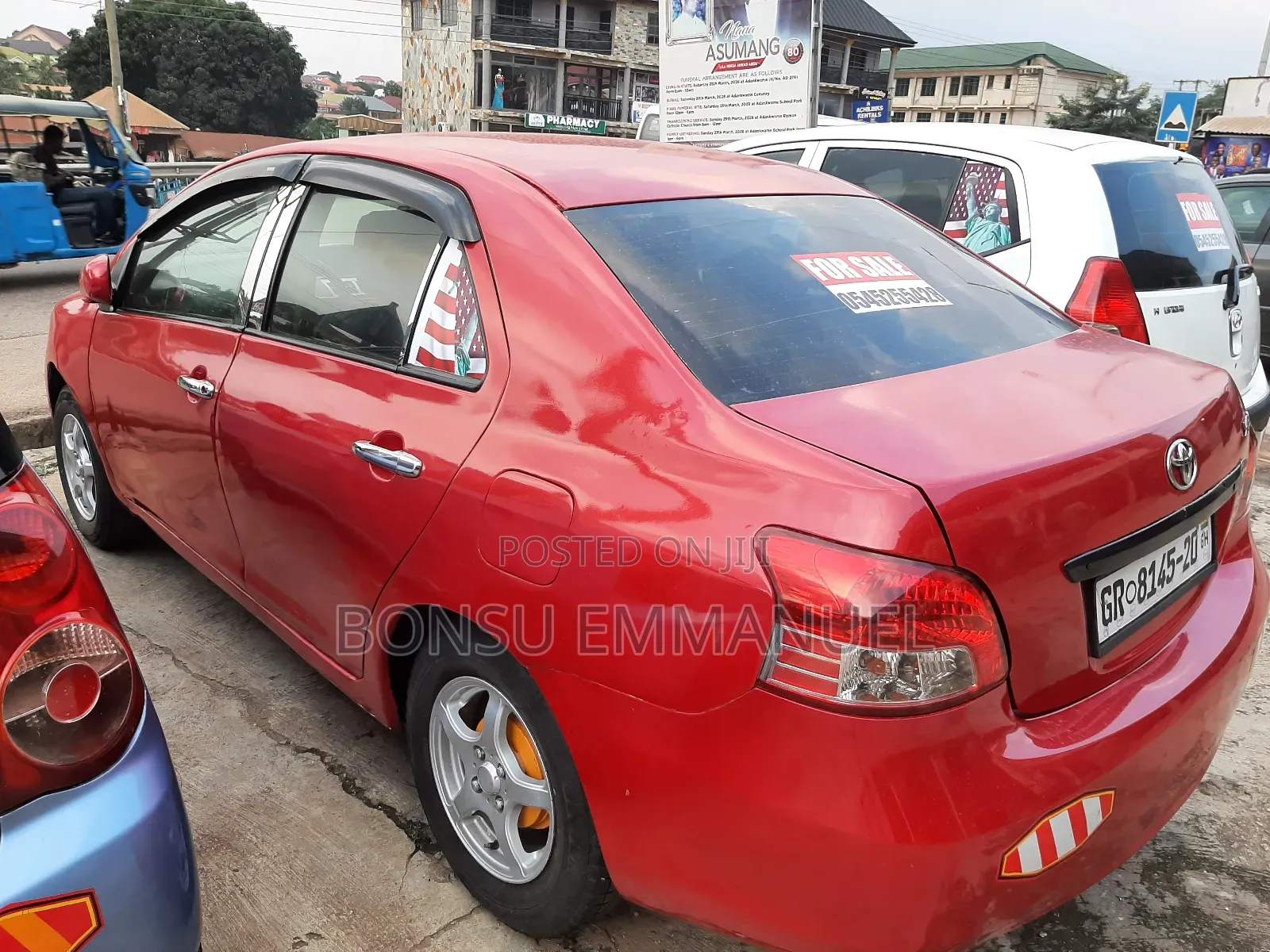 Toyota Yaris 1.3 2008 Red