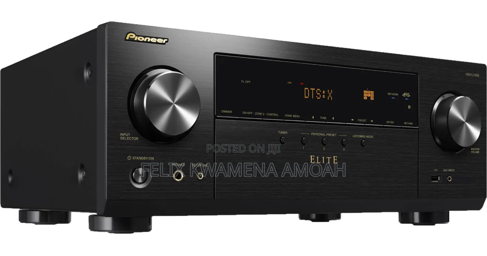 Pioneer ELITE VSX-LX105 7.2 Channel 8K Receiver Bluetooth,Airplay,Wifi