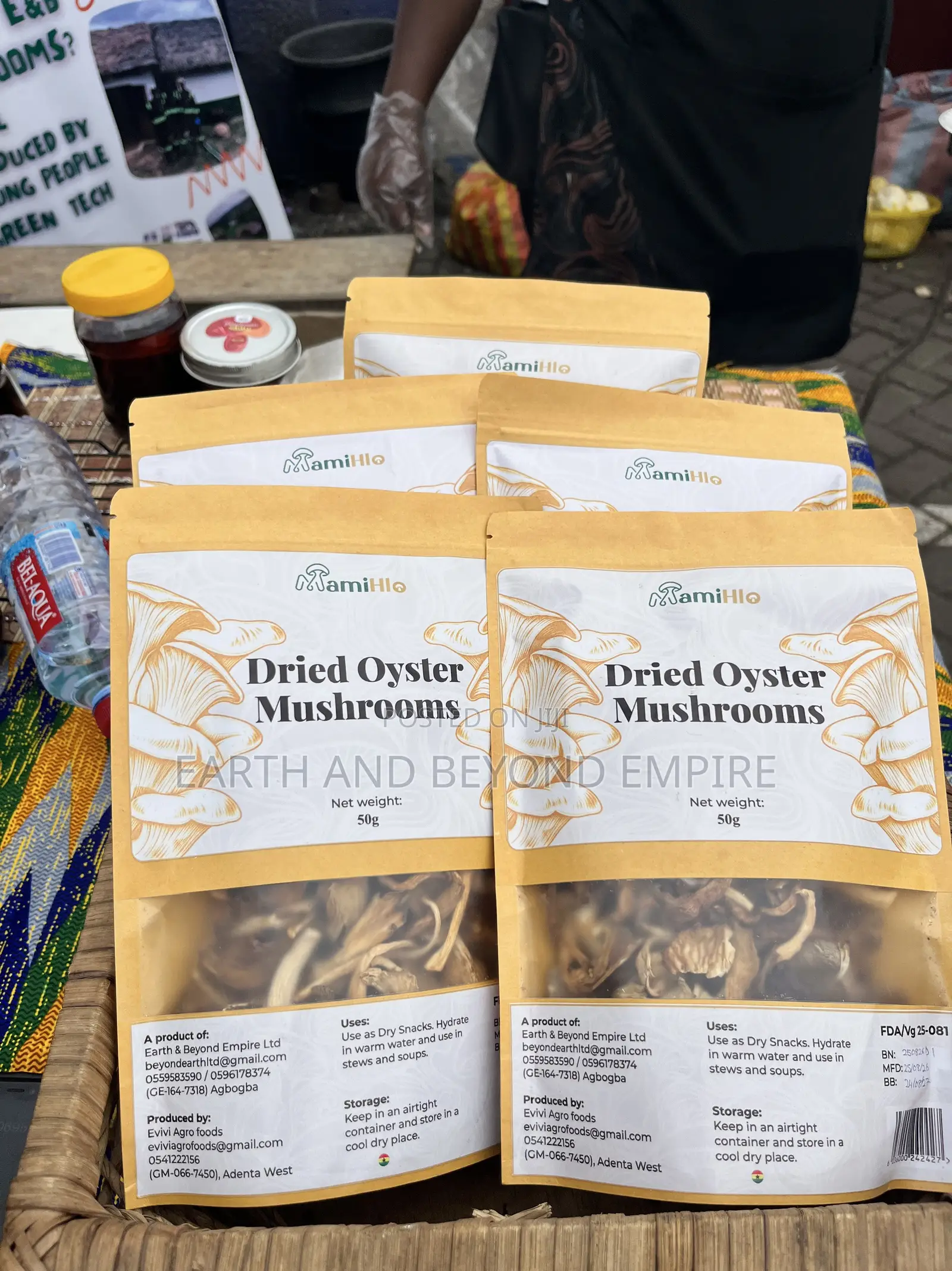 Dry Oyster Mushroom