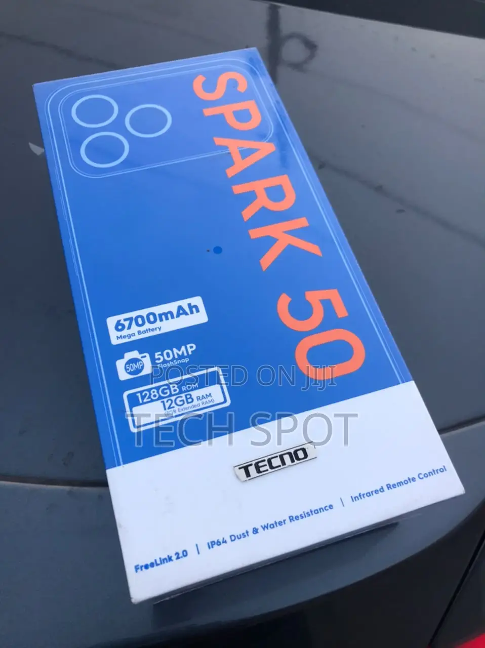 New Tecno Spark 50 128 GB Black